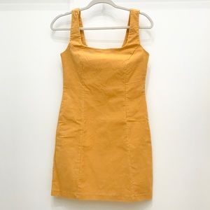 NWT Mustard Corduroy Dress